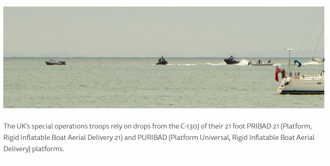 IrvinGQ PRIBAD and PURIBAD boat drop aerial delivery systems